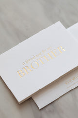 Brother Thank You Card - White
