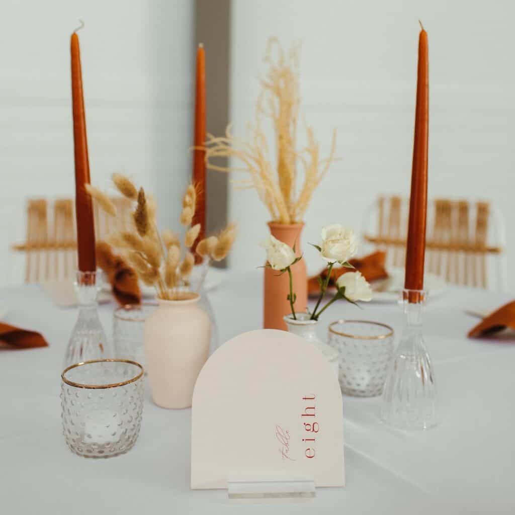 Yours Truly Table Numbers