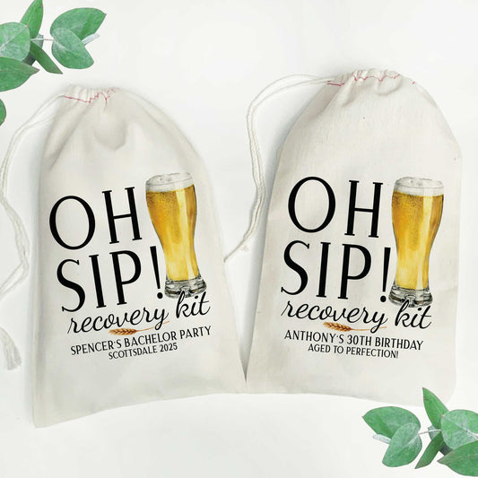 Oh Sip Beer Recovery Kit Bags