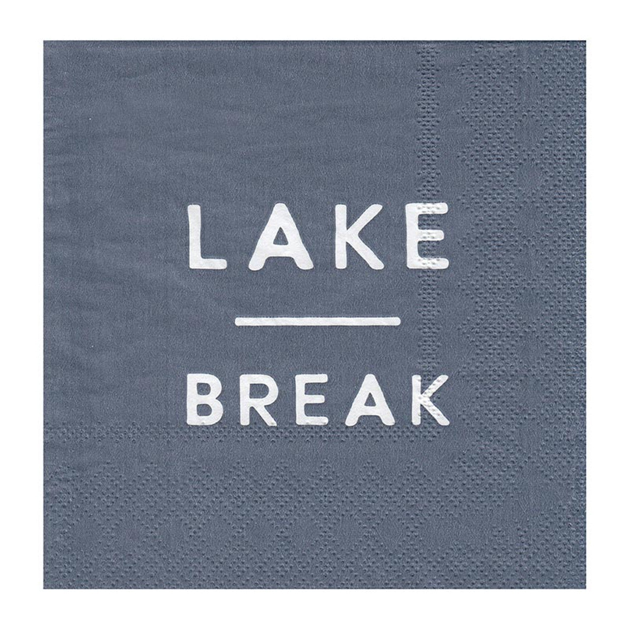 Face to Face Cocktail Napkins - Lake Break