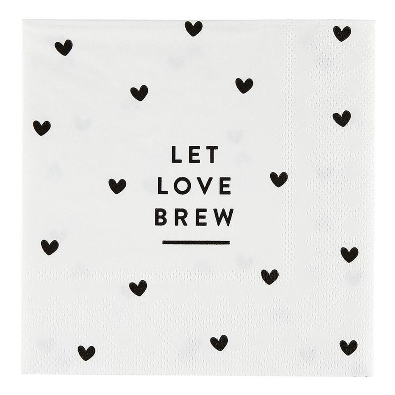 Cocktail Napkins - Let Love Brew
