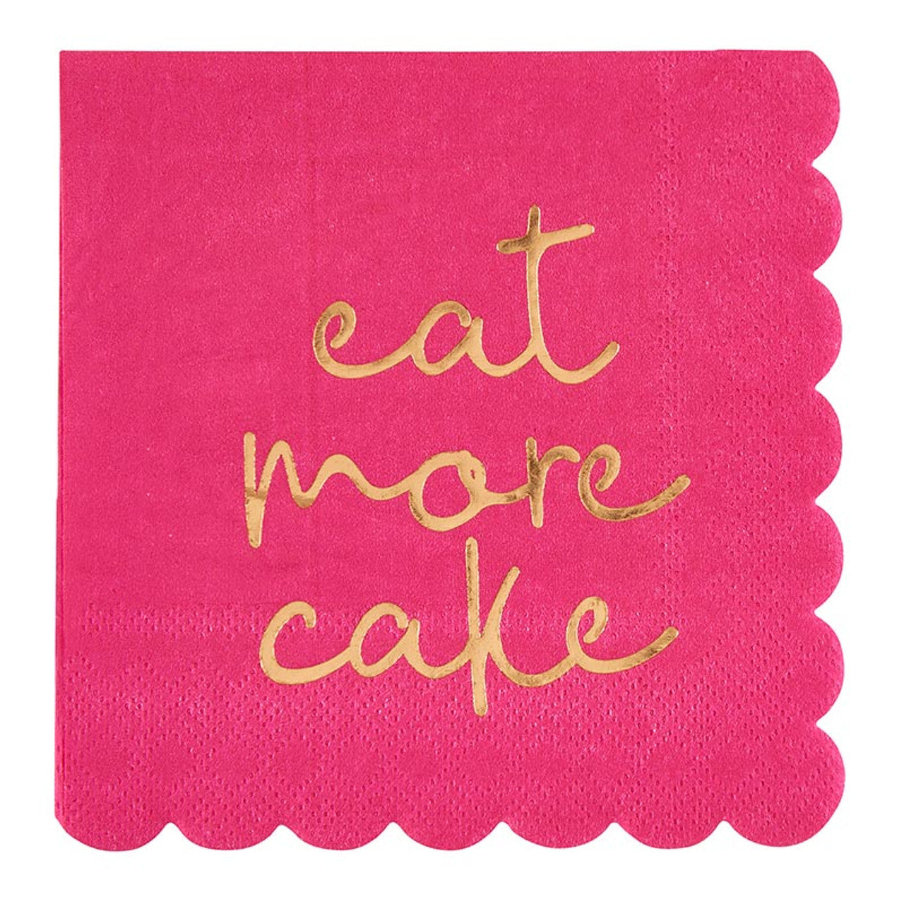 Scalloped Cocktail Napkins - Eat More Cake