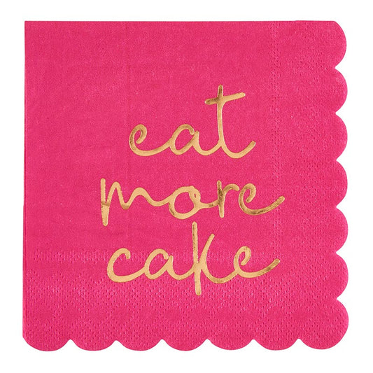 Scalloped Cocktail Napkins - Eat More Cake