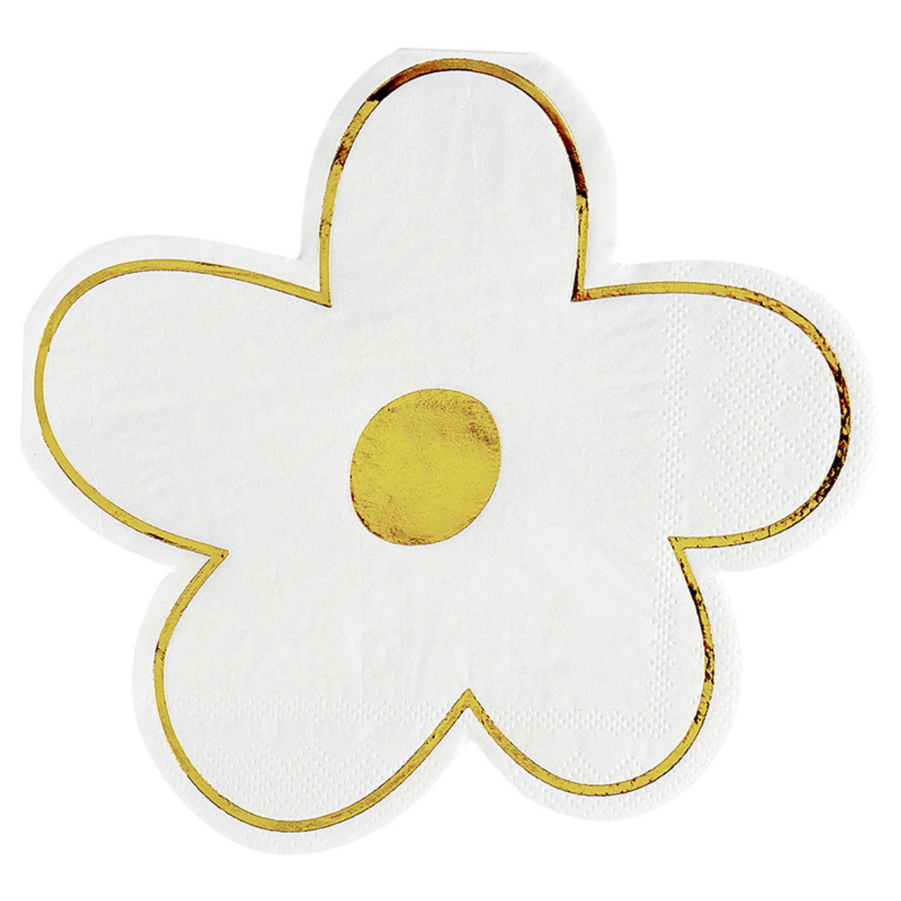 Die-Cut Cocktail Napkins - Flowers