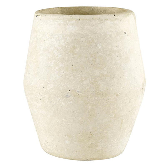 Short Paper-Mache Vase - Natural