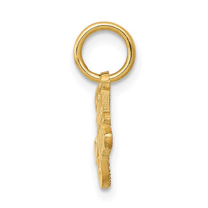 14k Yellow Gold Forever Yours Charm or Pendant, 18mm