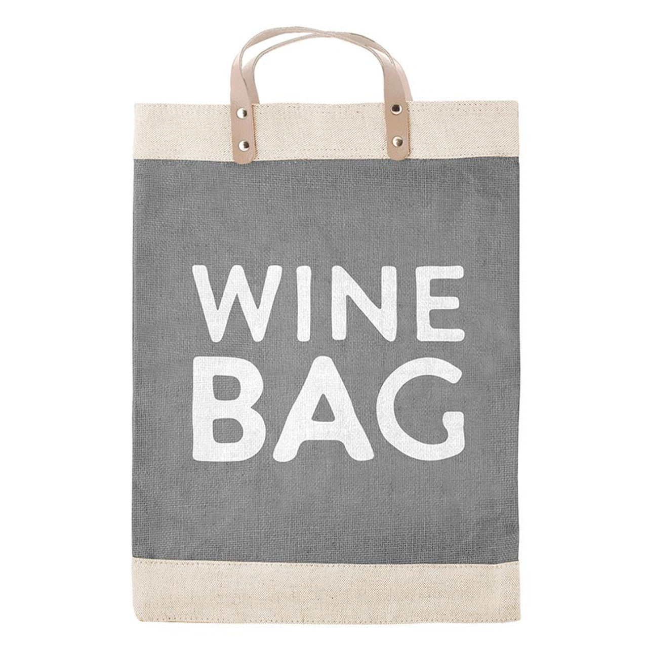 Grey Market Tote - Wine Bag