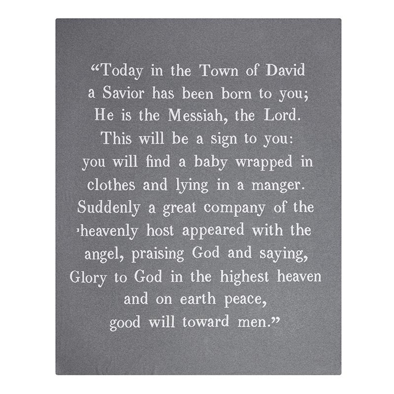 Face to Face Luxe Throw - Town Of David