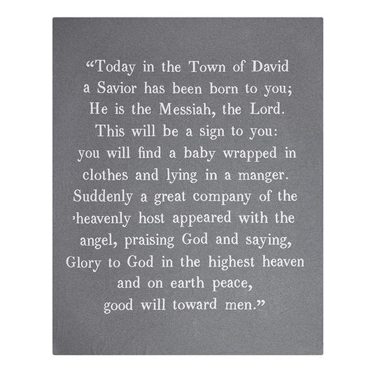 Face to Face Luxe Throw - Town Of David