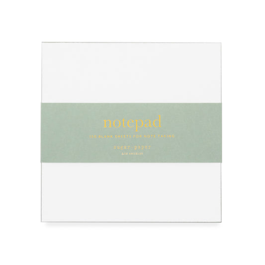 Green Painted Notepad Wedding Gifting