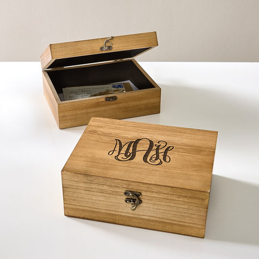 Specialty Style Wood Keepsake Box