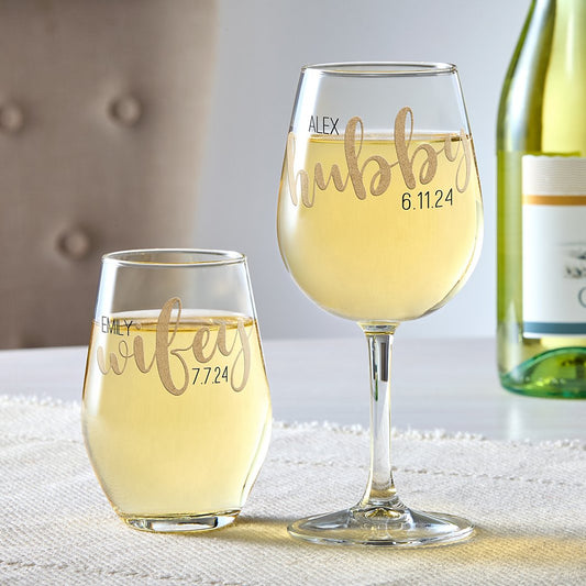 Better Half Wine Glasses