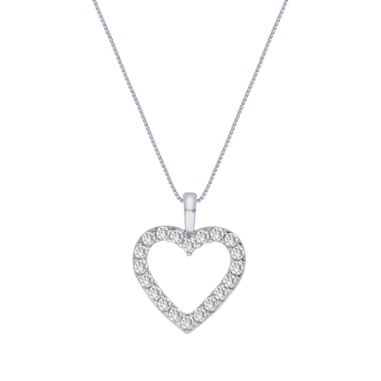 Dazzling Diamond Heart Necklace