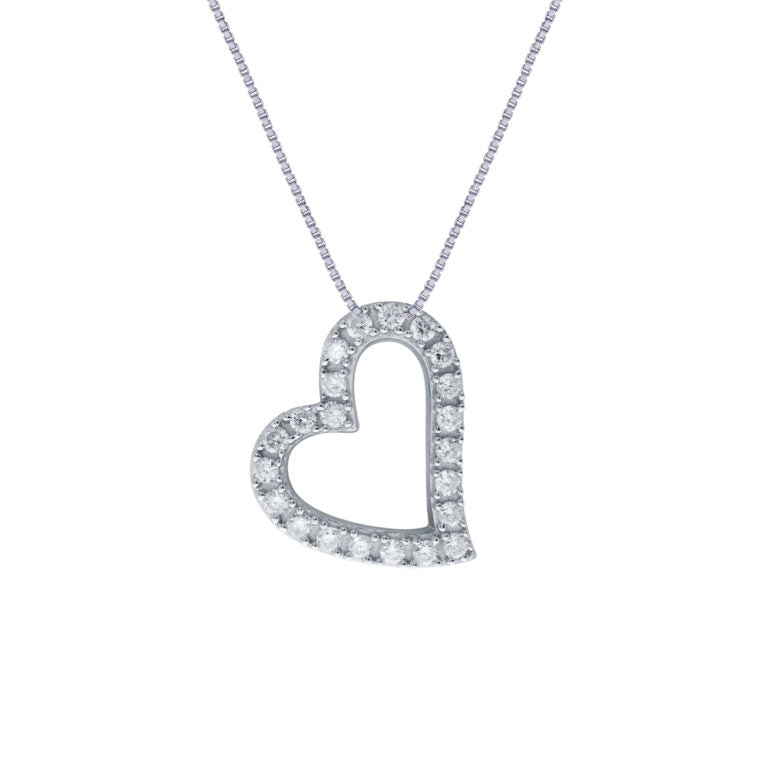 Lab Grown All Heart Diamond Necklace