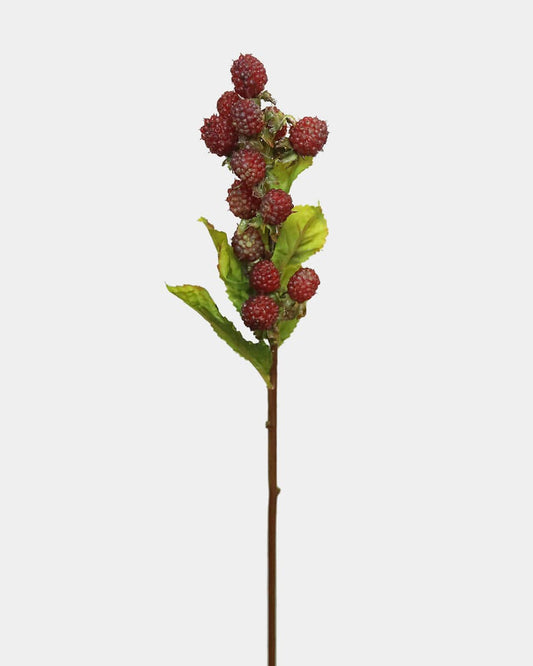 Artificial Red Raspberry 16.5"