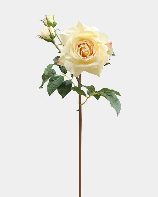 Real Touch Prestige Soft Yellow Rose 22"