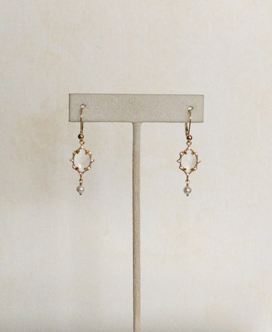 Paloma Bridal Pearl Bridal Earrings