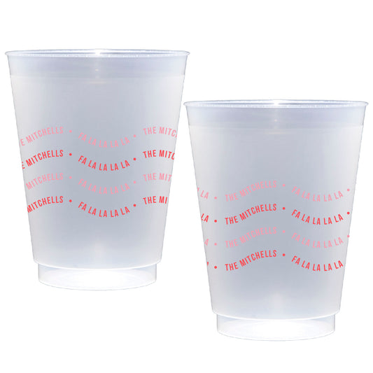 Fa La La La La | Shatterproof Frosted Flex