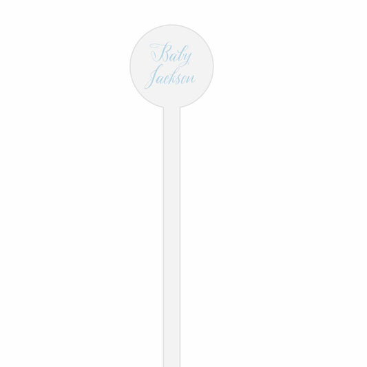 Boxwoods | Stir Stick | Wooden Or Acrylic Round