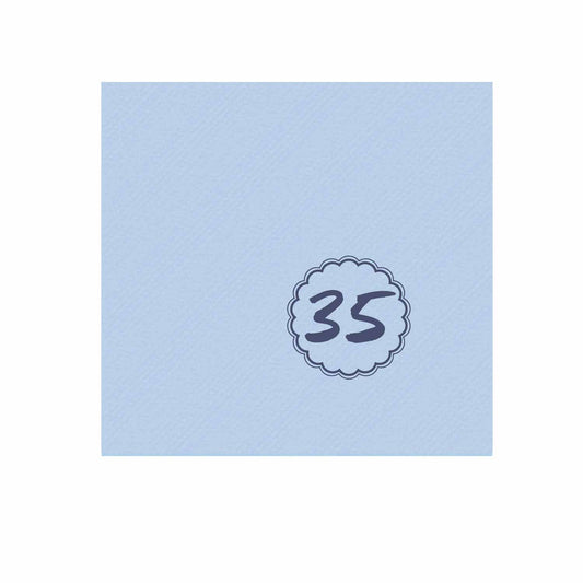 Blue Scallop | Napkins | 3Ply Or Linen