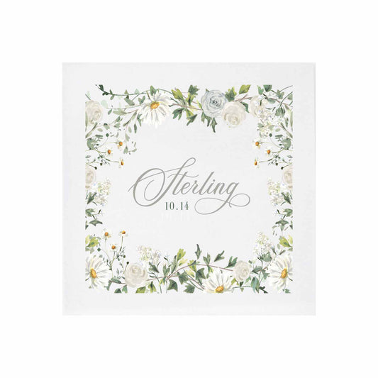 Green And White | Napkins | 3Ply Or Linen