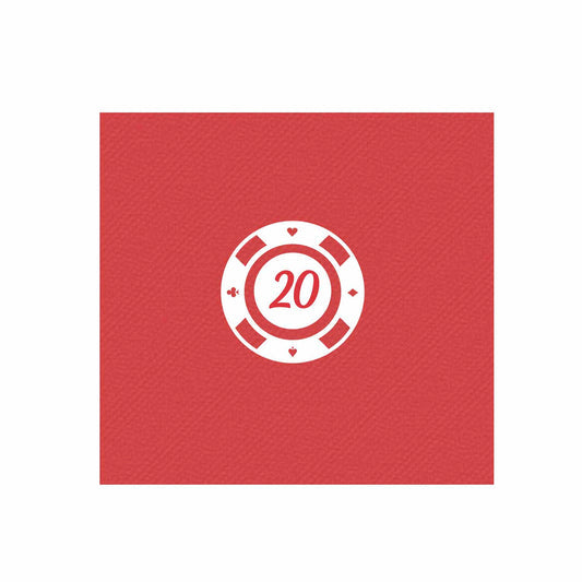 Poker Chip | Napkins | 3Ply Or Linen
