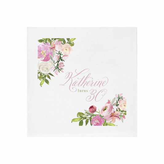 Pink Formal | Napkins | 3Ply Or Linen