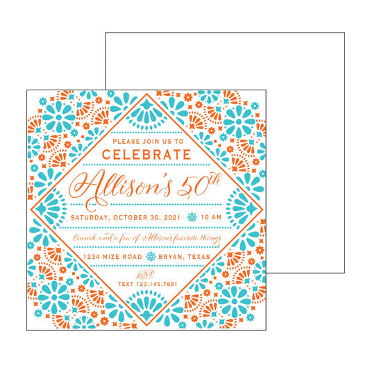 Fiesta Diamond Otomi | Invitation