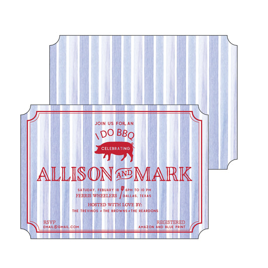 I Do Bbq | Invitation