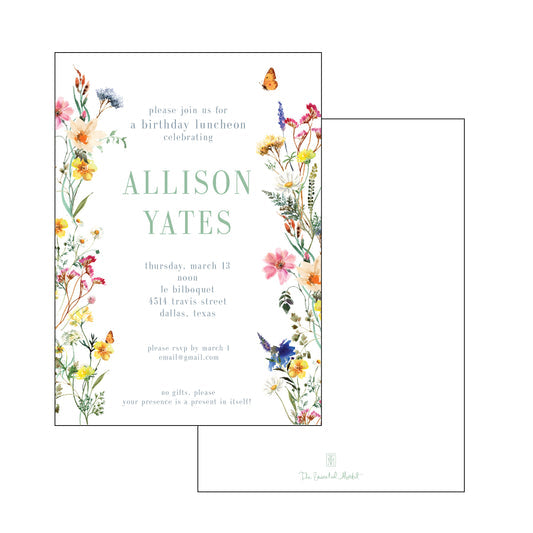Wildflower Garden | Invitation