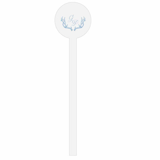 Antlers | Stir Stick | Wooden Or Acrylic Round
