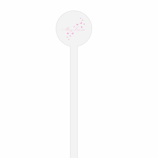 Chinoiserie | Stir Stick | Wooden Or Acrylic Round