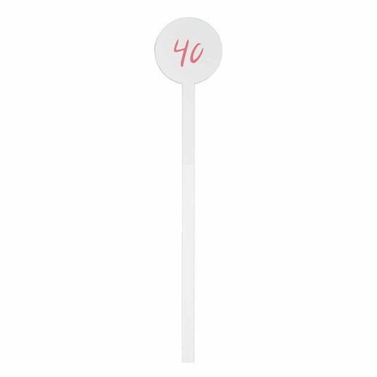 Hand Lettering 04 | Stir Stick | Wooden Or Acrylic Round