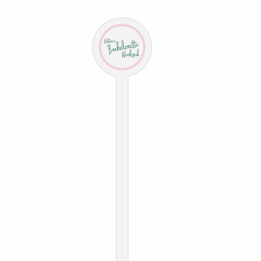 Los Angeles | Stir Stick | Wooden Or Acrylic Round