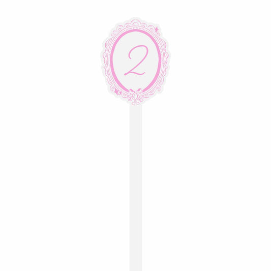 Princess | Stir Stick | Die Cut Shape