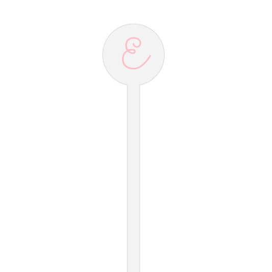 Tulip | Stir Stick | Wooden Or Acrylic Round