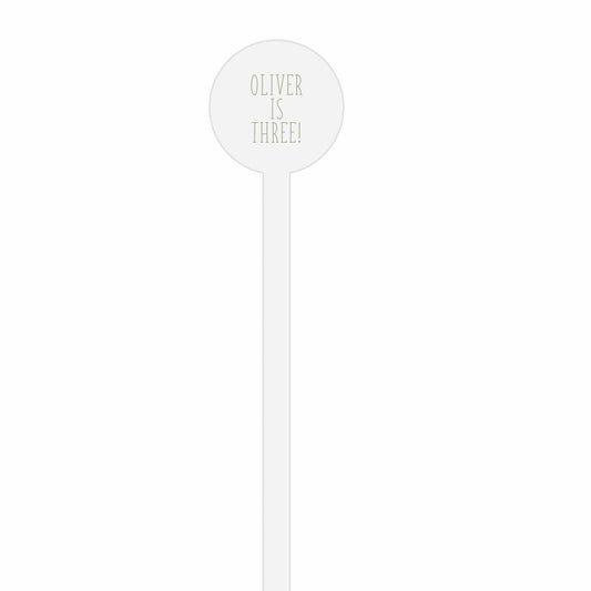 Woodland Creatures | Stir Stick | Wooden Or Acrylic Round