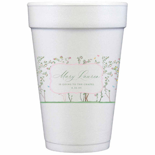 Chinoiserie | Styrofoam Cups | Digital