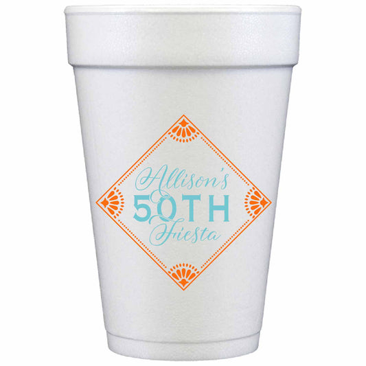 Fiesta Diamond Otomi | Styrofoam Cups