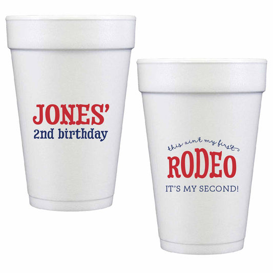 First Rodeo | Styrofoam Cups