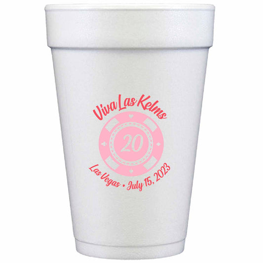 Poker Chip | Styrofoam Cups