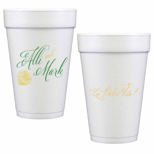 Lemons | Styrofoam Cups