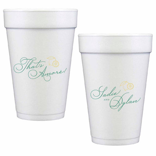 Thats Amore | Styrofoam Cups