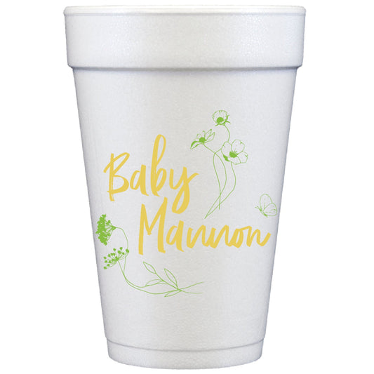 Wildflowers | Styrofoam Cups