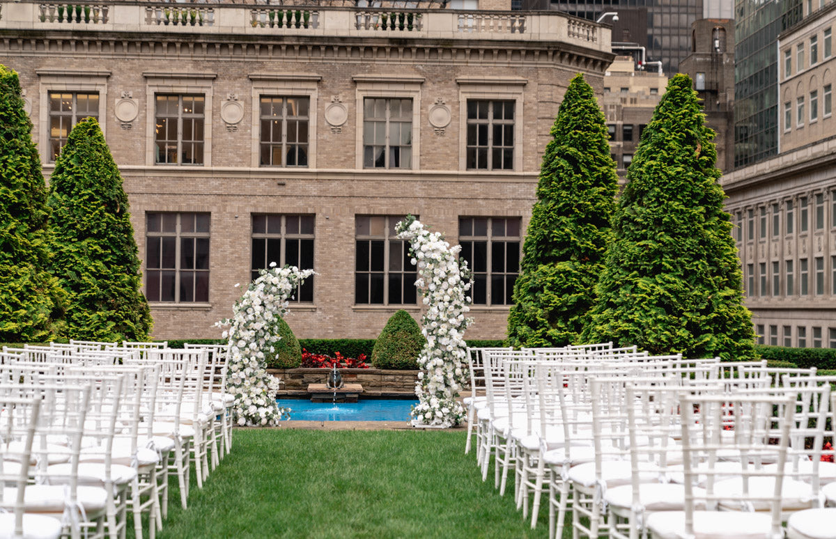 Private Garden Rooftop Wedding Ceremony Package