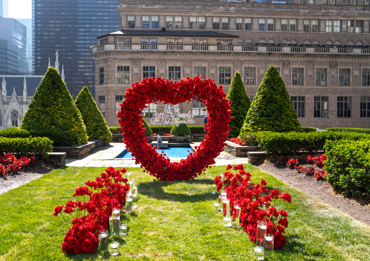 Private Garden Rooftop Wedding Ceremony Package