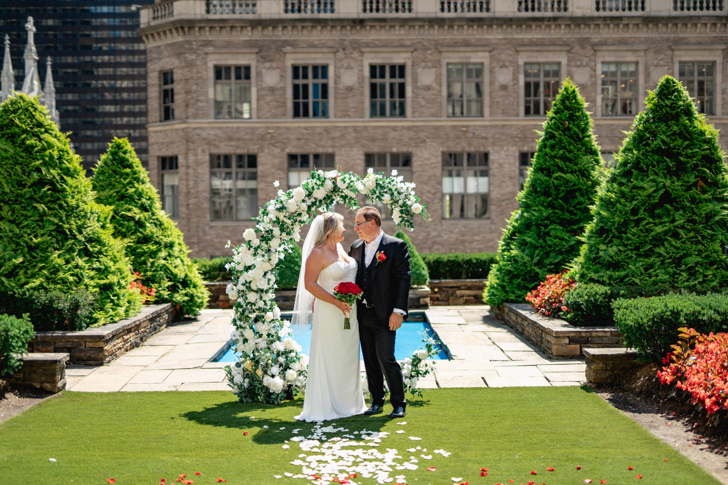 Private Garden Rooftop Wedding Ceremony Package