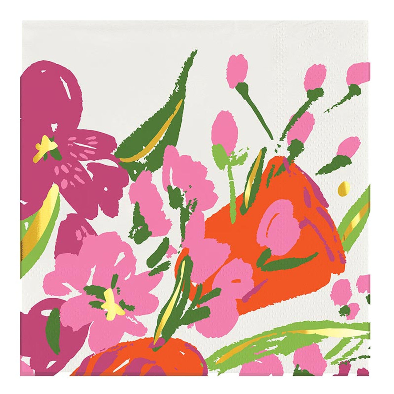 Cocktail Napkins - Flowers