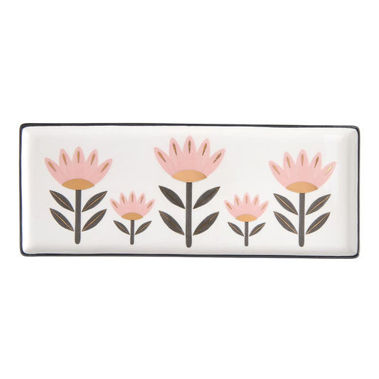 Ceramic Tray - Flowers
