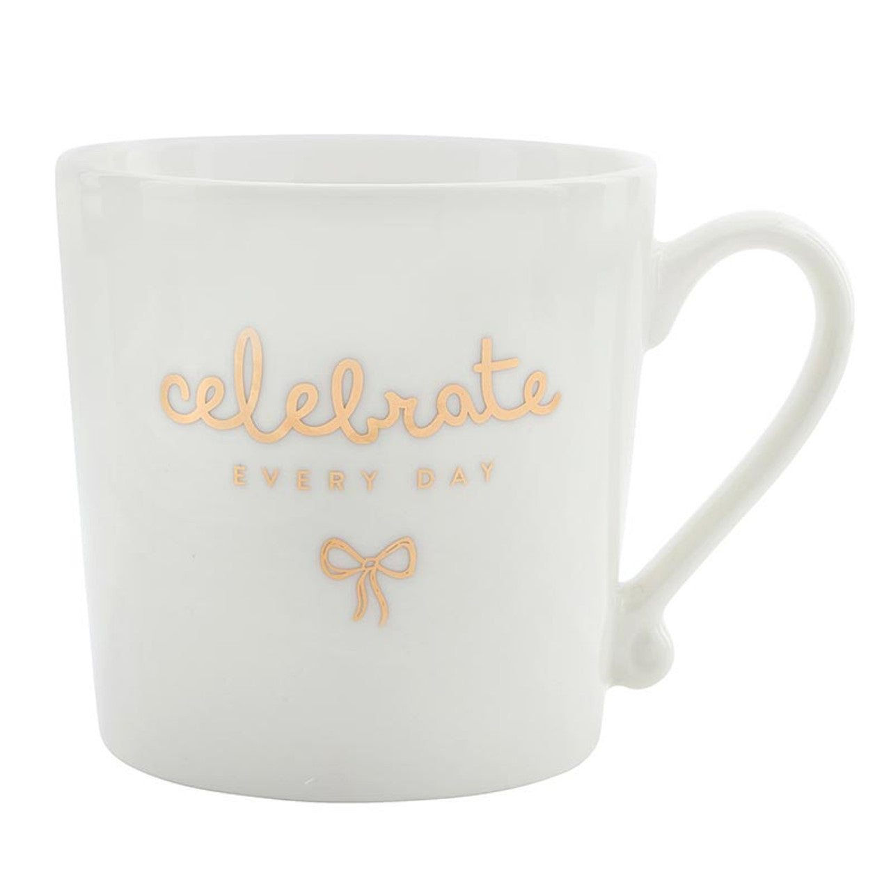 Gold Foil Ceramic Mugs - Celebrate Every Day
